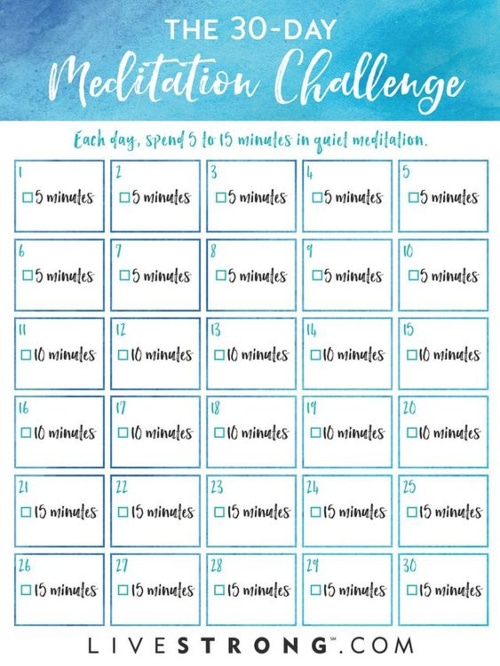 30 day meditation challenge